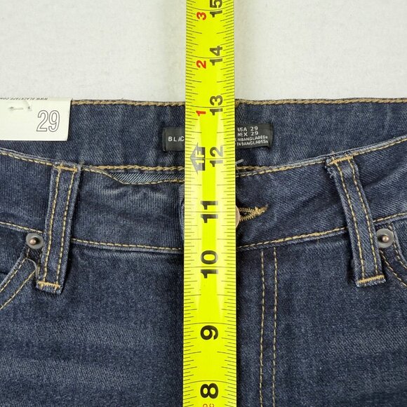 NWT Black Tape Women's Maya Relaxed Flare High Rise Stretch Blue Jeans Size 29 - Picture 8 of 10